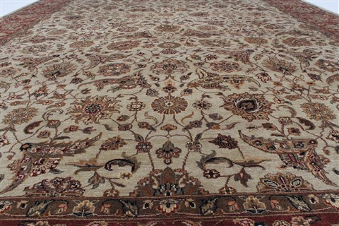 Kashmar Beige Hand Knotted 90 X 120 Area Rug 250-25829 Image 1