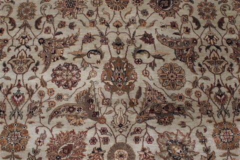 Kashmar Beige Hand Knotted 90 X 120 Area Rug 250-25829 Image 3