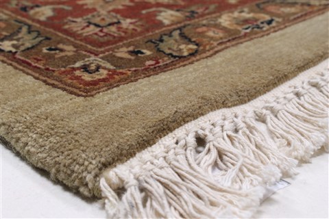 Kashmar Beige Hand Knotted 90 X 120 Area Rug 250-25829 Image 5
