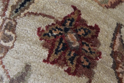 Kashmar Beige Hand Knotted 90 X 120 Area Rug 250-25829 Image 7