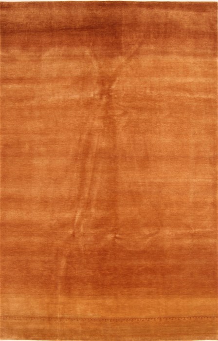 Gabbeh Beige Hand Knotted 65 X 910 Area Rug 100-25833 Image 0