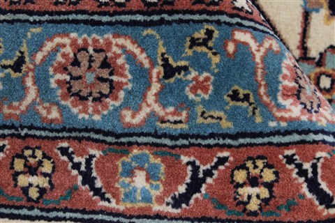 Pishavar Beige Hand Knotted 811 X 122 Area Rug 250-25834 Image 8
