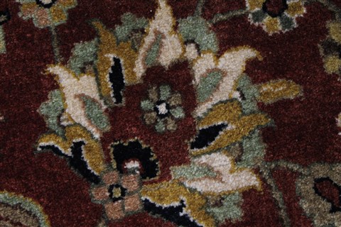 Kashan Beige Hand Knotted 810 X 118  Area Rug 250-25836 Image 7