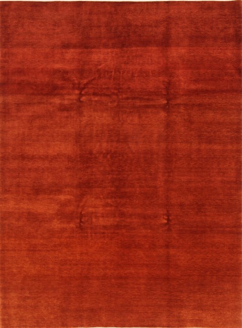 Gabbeh Red Hand Knotted 84 X 112  Area Rug 100-25837 Image 0