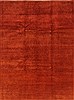 Gabbeh Red Hand Knotted 84 X 112  Area Rug 100-25837 Thumb 0