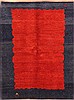 Gabbeh Red Hand Knotted 510 X 77  Area Rug 253-25842 Thumb 0