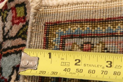 Tabriz Grey Square Hand Knotted 20 X 26  Area Rug 253-25858 Image 5