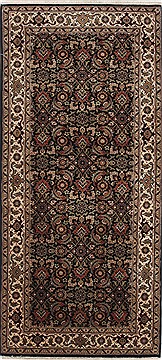 Indian Herati Beige Rectangle 3x5 ft Wool Carpet 25861