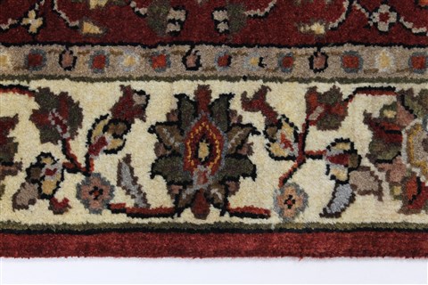 Kashmar Beige Runner Hand Knotted 26 X 61 Area Rug 250-25862 Image 3