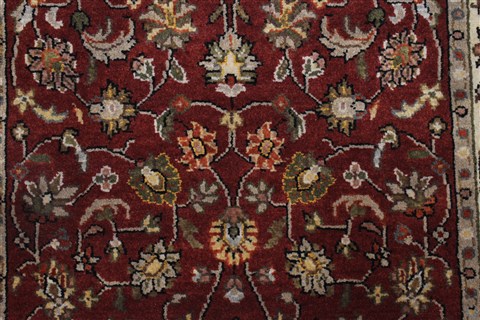 Kashmar Beige Runner Hand Knotted 26 X 61 Area Rug 250-25862 Image 4