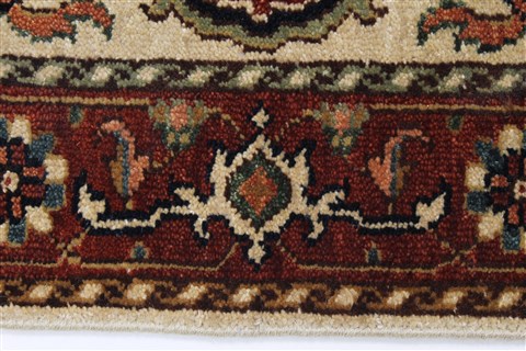 Serapi White Runner Hand Knotted 26 X 60 Area Rug 250-25871 Image 2