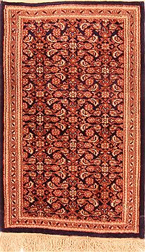 Egyptian Ziegler Orange Rectangle 2x3 ft Wool Carpet 25879