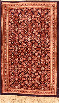 Ziegler Orange Hand Knotted 1'8" X 2'7"  Area Rug 100-25879