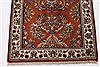 Sarouk Beige Runner Hand Knotted 26 X 62  Area Rug 250-25887 Thumb 4
