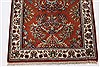 Sarouk Beige Runner Hand Knotted 26 X 62 Area Rug 250-25887 Thumb 4