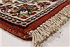 Sarouk Beige Runner Hand Knotted 26 X 62 Area Rug 250-25887 Thumb 5