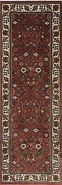 Semnan Beige Runner Hand Knotted 2'0" X 5'10"  Area Rug 250-25891