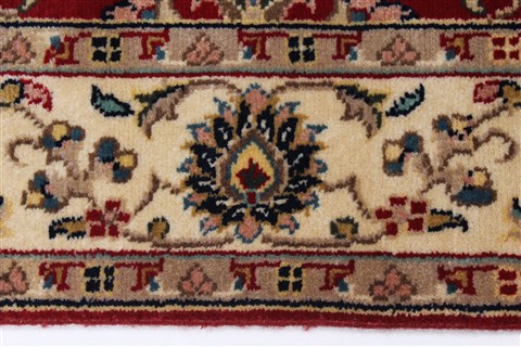 Isfahan Red Runner Hand Knotted 28 X 61 Area Rug 250-25893 Image 3