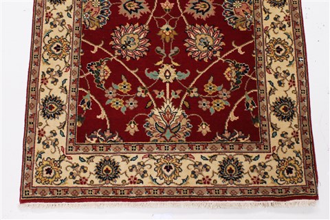 Isfahan Red Runner Hand Knotted 28 X 61 Area Rug 250-25893 Image 5