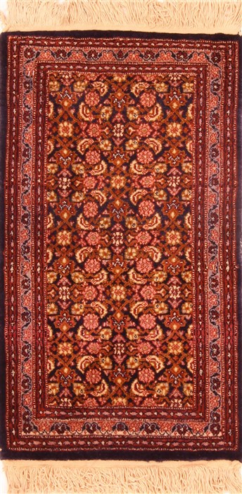 Tabriz Multicolor Hand Knotted 17 X 29  Area Rug 253-25897 Image 0