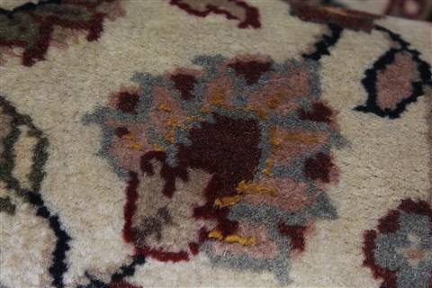 Kashmar Beige Runner Hand Knotted 29 X 60 Area Rug 250-25898 Image 7