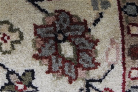 Kashmar Beige Runner Hand Knotted 29 X 60 Area Rug 250-25898 Image 8