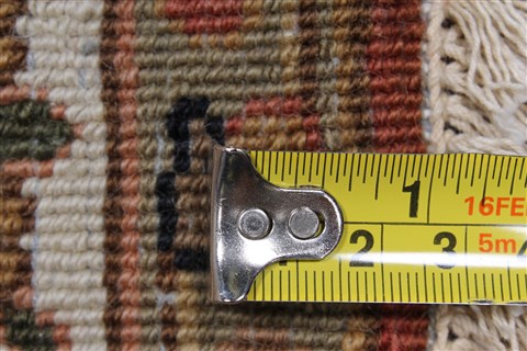 Kashmar Beige Runner Hand Knotted 26 X 59 Area Rug 250-25900 Image 10