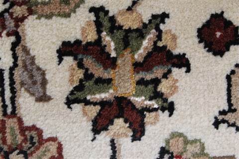 Kashmar Beige Runner Hand Knotted 28 X 61 Area Rug 250-25911 Image 6
