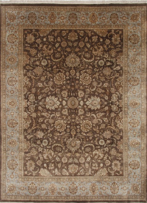 Kashmar Beige Hand Knotted 811 X 1111 Area Rug 250-25929 Image 0