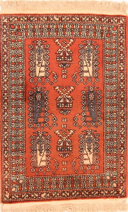 Shirvan Red Hand Knotted 110 X 28  Area Rug 100-25930 Image 0