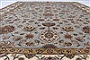 Kashan Beige Hand Knotted 89 X 116  Area Rug 250-25938 Thumb 10