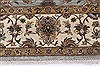 Kashan Beige Hand Knotted 89 X 116  Area Rug 250-25938 Thumb 1