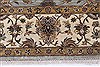 Kashan Beige Hand Knotted 89 X 116 Area Rug 250-25938 Thumb 1