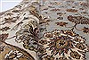 Kashan Beige Hand Knotted 89 X 116  Area Rug 250-25938 Thumb 8
