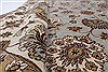 Kashan Beige Hand Knotted 89 X 116 Area Rug 250-25938 Thumb 8