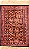 Tabriz Brown Hand Knotted 18 X 24  Area Rug 100-25941 Thumb 0