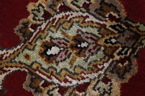 Tabriz Beige Hand Knotted 90 X 120  Area Rug 250-25943 Image 7