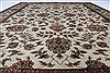 Kashan Beige Hand Knotted 90 X 124  Area Rug 250-25947 Thumb 1