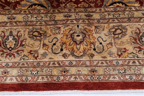 Kashan Beige Hand Knotted 810 X 122 Area Rug 250-25950 Image 2