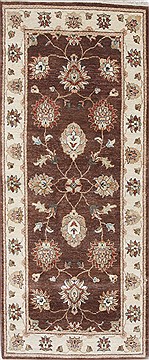 Ziegler Beige Runner Hand Knotted 2'6" X 6'2"  Area Rug 250-25953