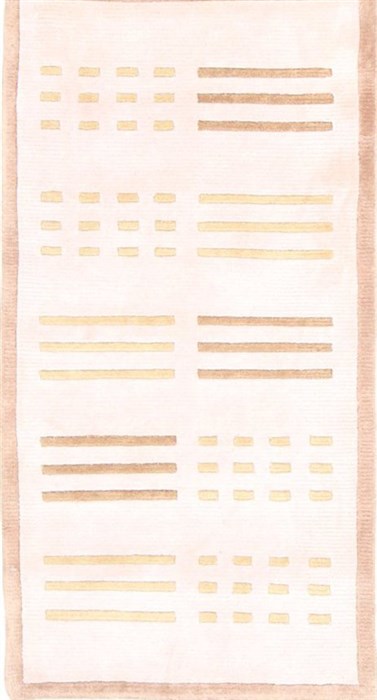 Modern Purple Hand Knotted 24 X 45  Area Rug 300-25959 Image 0