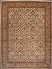 Oushak Beige Hand Knotted 103 X 138  Area Rug 300-26008 Thumb 0