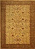 Oushak Beige Hand Knotted 100 X 139  Area Rug 300-26009 Thumb 0