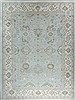 Oushak Blue Hand Knotted 103 X 139  Area Rug 300-26012 Thumb 0