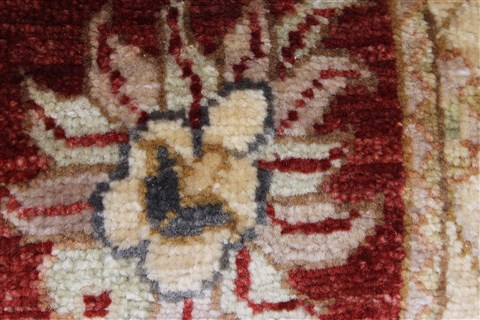 Ziegler Beige Runner Hand Knotted 27 X 611  Area Rug 250-26014 Image 7