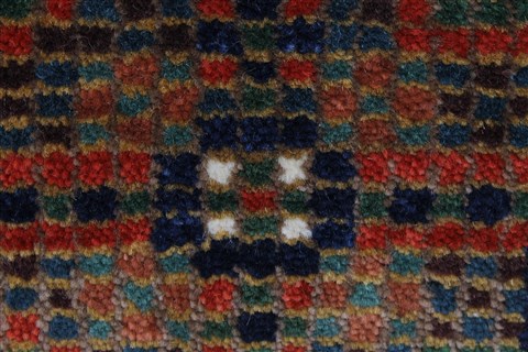 Gabbeh Multicolor Runner Hand Knotted 25 X 59 Area Rug 250-26015 Image 10