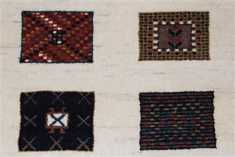 Gabbeh Multicolor Runner Hand Knotted 25 X 59 Area Rug 250-26015 Image 4