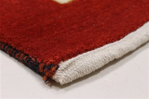 Gabbeh Multicolor Runner Hand Knotted 25 X 59 Area Rug 250-26015 Image 7