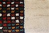 Gabbeh Multicolor Runner Hand Knotted 25 X 59  Area Rug 250-26015 Thumb 9