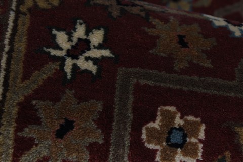Semnan Beige Runner Hand Knotted 21 X 510 Area Rug 250-26016 Image 6